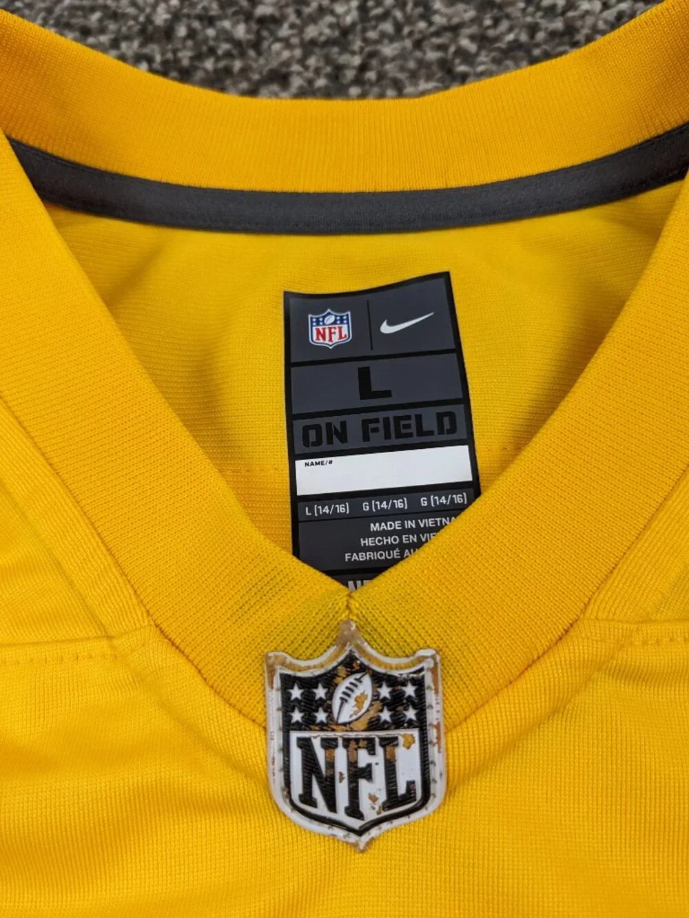 Travis Kelce Kansas City Chiefs Jersey Nike On Field Yellow Youth Boys Large